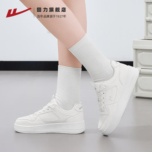 回力男女鞋小白鞋2025秋季新款潮流情侣百搭运动鞋厚底休闲板鞋子女 商品图3