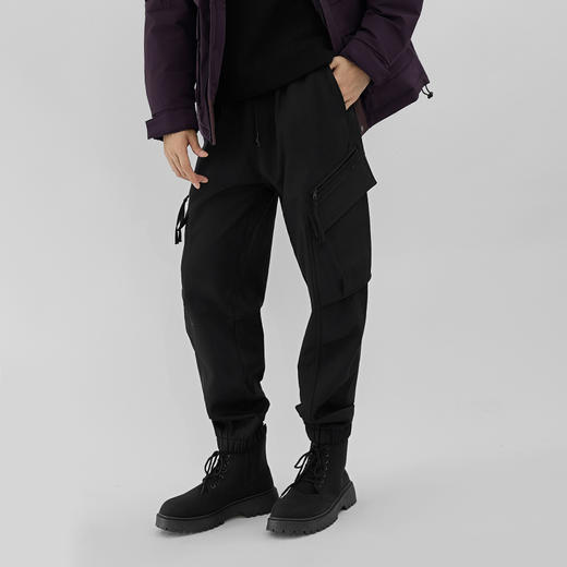 【新品上新】HX 冬季工装休闲长裤加绒S203444125101/02 商品图4