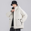 【90鸭绒】罗蒙冬季羽绒服男士时尚大口袋设计休闲保暖御寒厚实百搭棉服羽绒外套 商品缩略图4