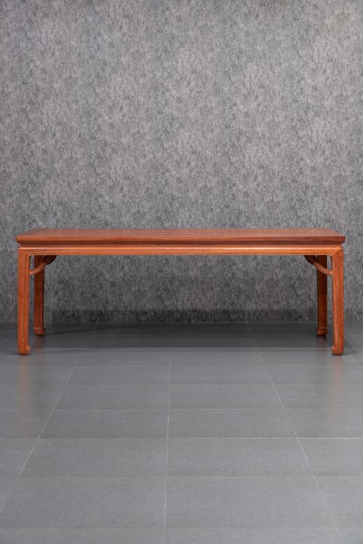 红桥红  家具严选  缅甸花梨(大果紫檀）  【198马蹄腿霸王枨方桌 六件套】 商品图1