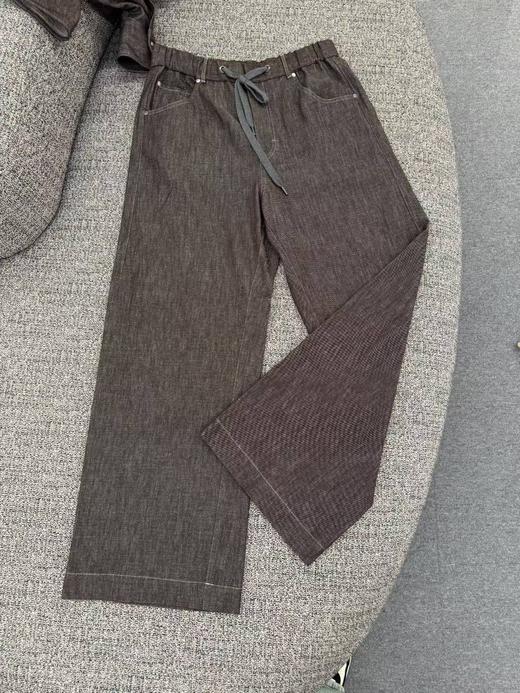 女款松紧腰休闲长裤he006 商品图0