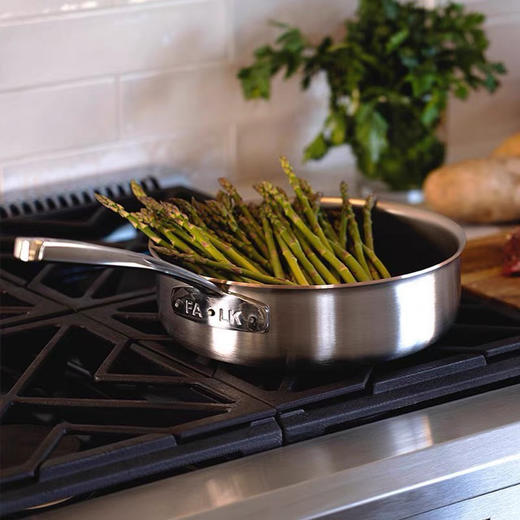 比利时FALK进口三层铜芯不锈钢煎锅深煎锅牛排煎锅长柄煎蛋煎烤锅 商品图1