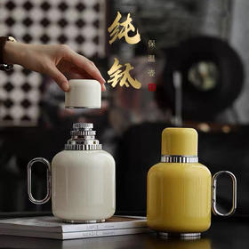 东方壶纯钛保温壶千秋壶暖壶焖泡茶壶600ML