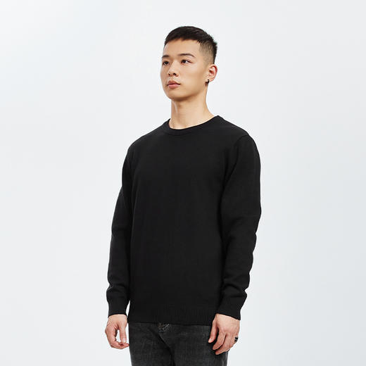 【新品上新】HX 冬季圆领毛衫保暖S107444196101/02 商品图2