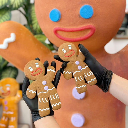 圣诞限定超大姜饼人饼干（1个）（配送有损坏风险无售后，建议自提） 商品图0