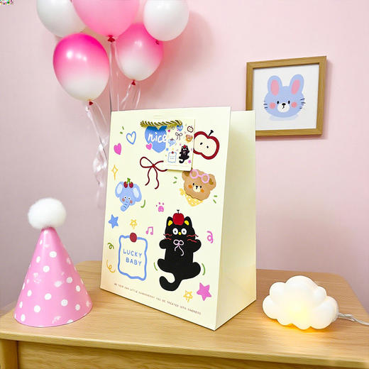 奶芙芙动物园M礼袋-纪念日百货门店同款167896865 商品图0