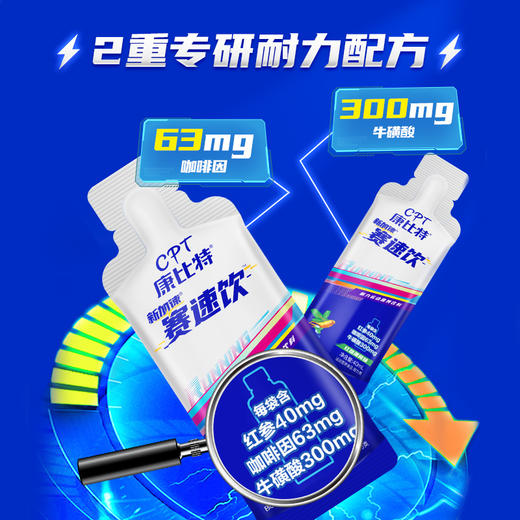 【康比特精英跑马PB套餐】蜂蜜柚子味7重胶5支+赛速饮2袋+酸轻片1盒（1盒含2包）+盐丸2袋-分销 商品图4