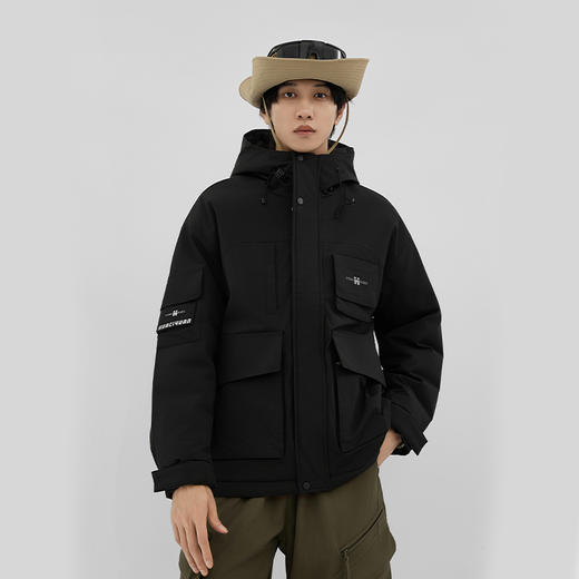 HX 冬季短款带帽羽绒服冲锋户外系列S100444279101/02/03 商品图5