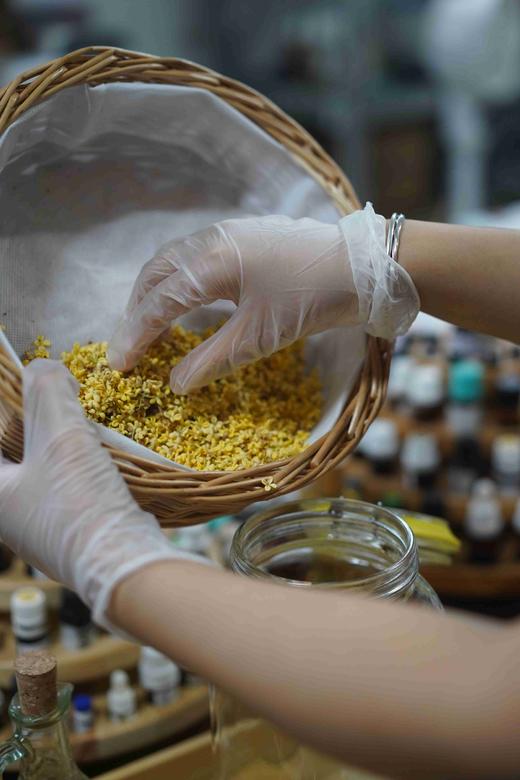 芳香疗愈【桂花合香牌/香皂/香水/护手霜/线香】以桂香伴眠，借桂安神，古人认为桂花香气优雅不俗，又不失亲切，“清可绝尘，浓可溢远” 商品图6