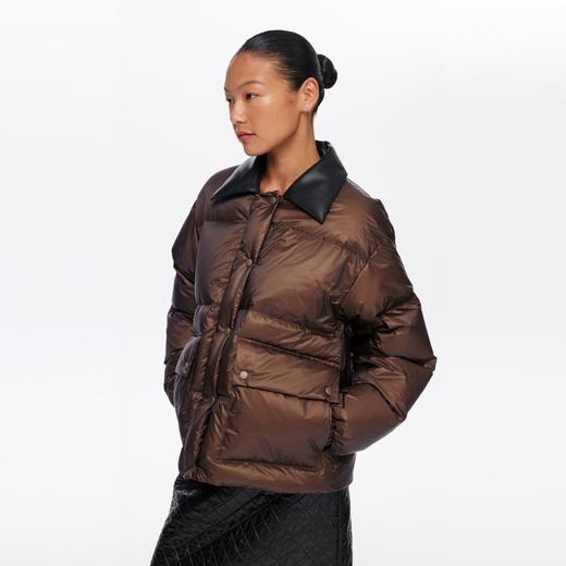 Oneup pu皮领宽松口袋羽绒（男女同款） 商品图7