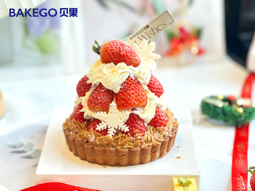 《草莓塔》圣诞节蛋糕 商品图0