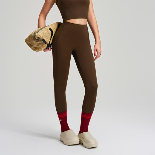 跃牌【安琪拉系列】新款加绒加厚瑜伽提臀裤蜜桃臀带口袋高弹紧身裤CK-5148 商品图2