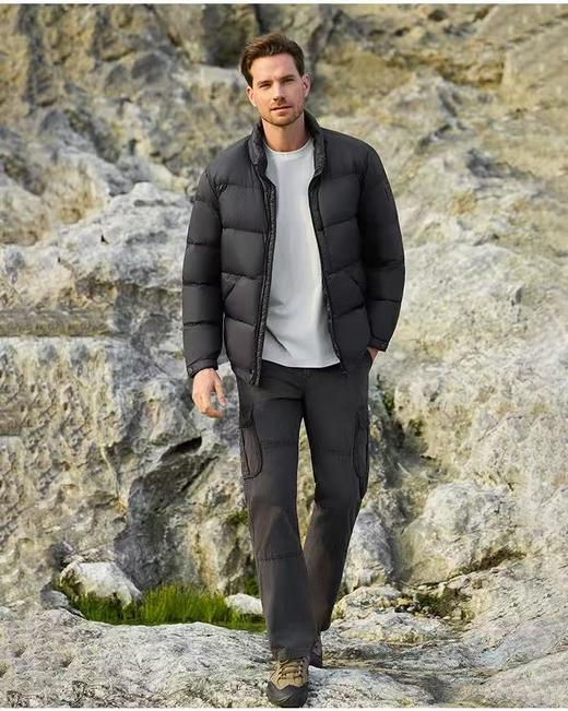 【富临店】骆驼动感90白鸭绒羽绒服 商品图1