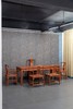红桥红  家具严选  缅甸花梨(大果紫檀）  【198马蹄腿霸王枨方桌 六件套】 商品缩略图0