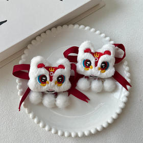 丝带结醒狮对夹发夹-纪念日百货门店同款167745291