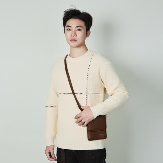 【断码清仓】HX 冬季圆领毛衫S107444216101 商品图4