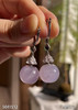 粉紫罗兰珠子耳坠 99999【5041512】 商品缩略图5