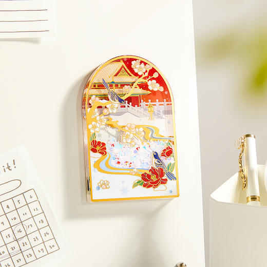 【故宫冰箱贴】雪落紫禁城故宫雪流沙发光冰箱贴博物馆文创礼物伴手礼 商品图2