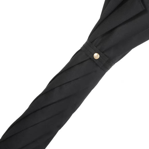 Pasotti意大利手工定制黑色伞面金狮子防紫外线晴雨伞男士礼盒装 商品图1