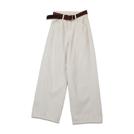 极简复合绒弯刀阔腿裤-纪念日百货门店同款168145959 商品图4