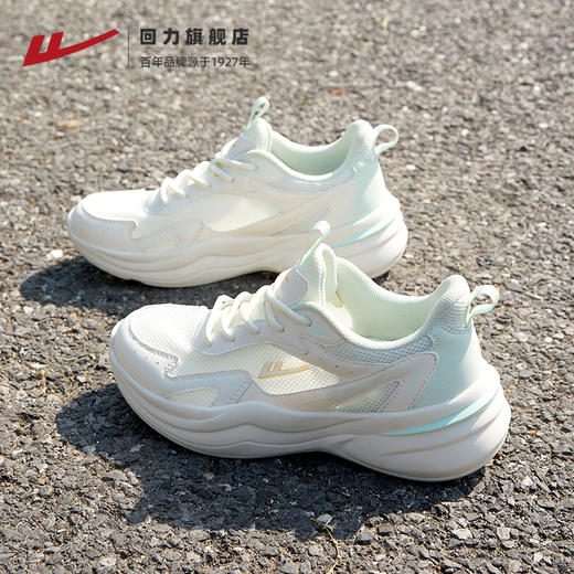 回力女鞋运动鞋女款秋冬舒适户外轻便减震学生软底鞋子薄款跑步鞋 商品图1