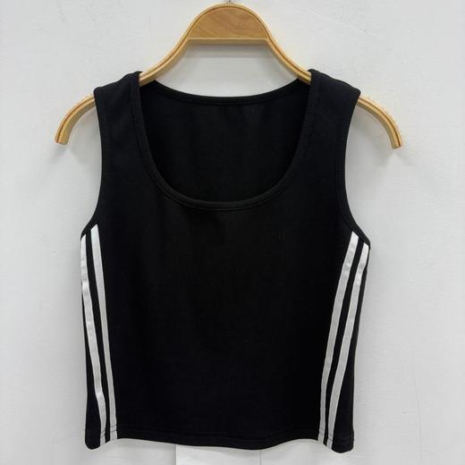 ZC撞色织带百搭背心50702（黑）秋季 253012090321 商品图0