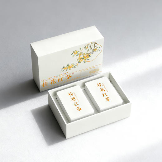 魔方【桂花红茶 001-2 方罐 白色】36元一套/10套一箱 商品图0