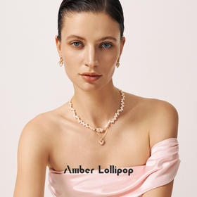 “明星同款 圣诞节礼物”安铂洛利 粉心絮语系列 芙蓉石爱心吊坠/耳钉/手链/戒指