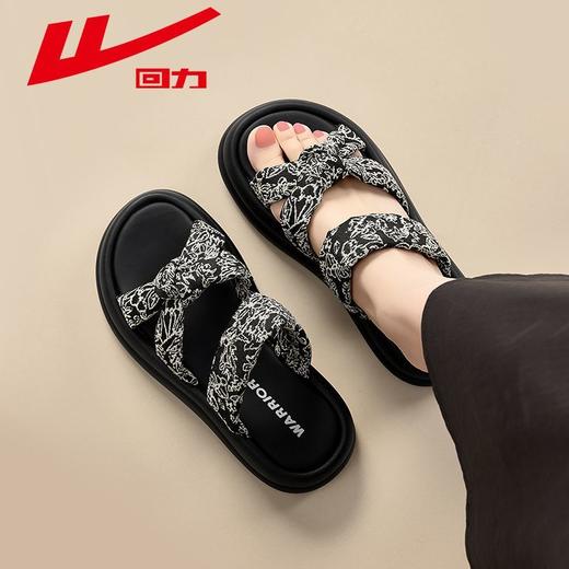 回力凉鞋女2025夏季新款公主风外穿厚底一字拖ins百搭沙滩凉拖鞋 商品图9