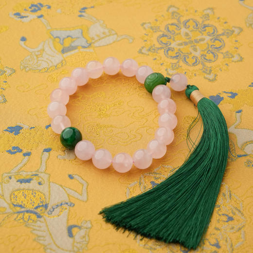 ²【安然水晶】特价孤品-盐源玛瑙/粉水晶手串系列-LS-453（48小时鉴赏期）HM02-CRMM-ARSJ 商品图2