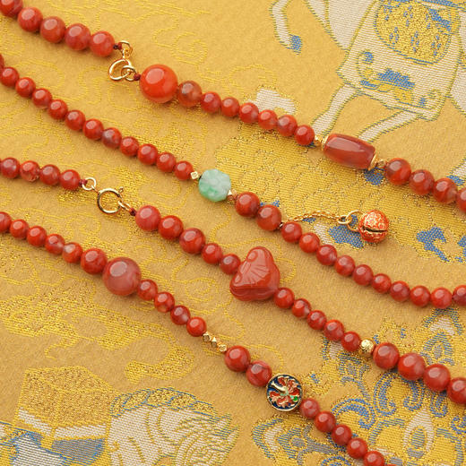 ²【安然水晶】特价孤品-南红项链系列（适合牛/羊/虎佩戴）LS-455 (48小时鉴赏期) HM02-CRMM-ARSJ 商品图3