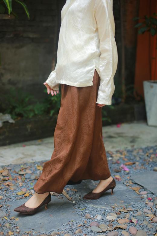 漫物记双面大摆裙（提花香云纱）XYS-m273 商品图5