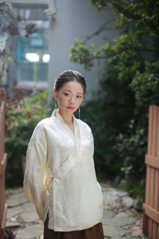 漫物记男女款丝麻系带长袖汉服MWJ-515 商品图5