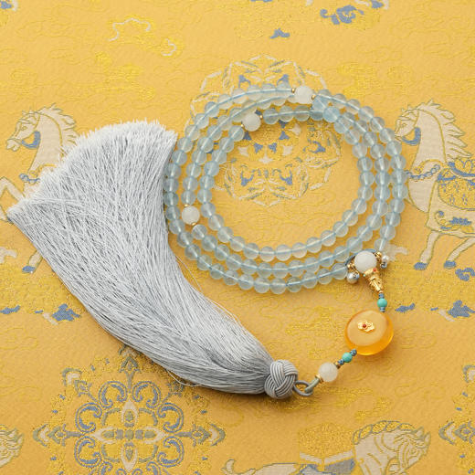 ²【安然水晶】孤品-白水晶/海蓝宝等项链手串系列-LS-456 (48小时鉴赏期) HM02-CRMM-ARSJ 商品图8