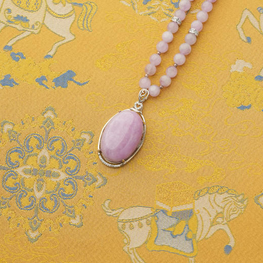 ² 【安然水晶】特价孤品-紫锂辉/紫水晶项链系列-LS-457 (48小时鉴赏期 )HM02-CRMM-ARSJ 商品图8