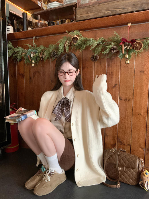 <曾小咸推荐> 现货秒杀！微信超特价！巨好看条纹长袖衬衫 日常169.99 立减90 秒杀79.99！ 商品图8