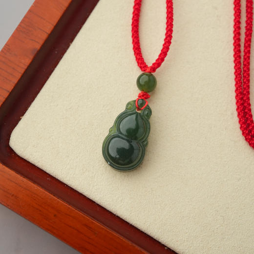 ²【安然水晶】泰山玉葫芦（适合小朋友护身佩戴-平安吉祥）LS-452( 48小时鉴赏期) HM02-CRMM-ARSJ 商品图2