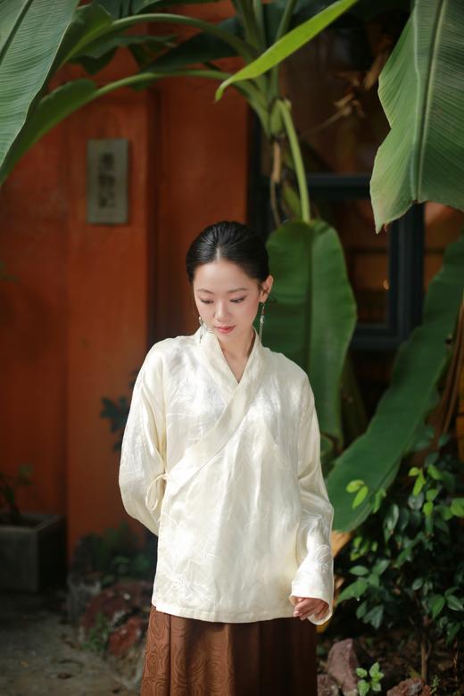 漫物记男女款丝麻系带长袖汉服MWJ-515 商品图3