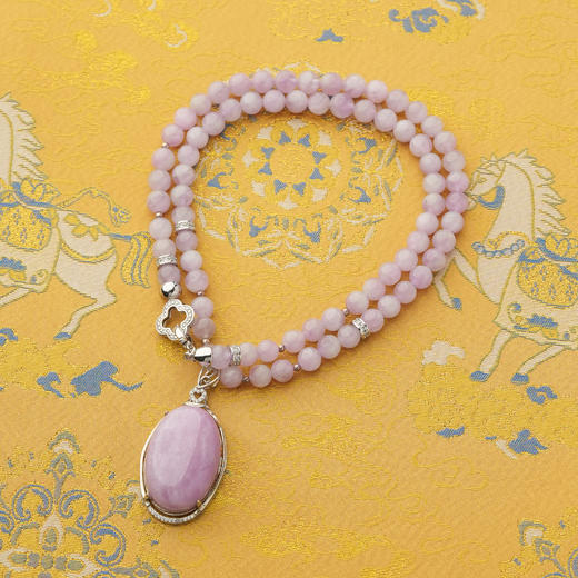 ² 【安然水晶】特价孤品-紫锂辉/紫水晶项链系列-LS-457 (48小时鉴赏期 )HM02-CRMM-ARSJ 商品图5