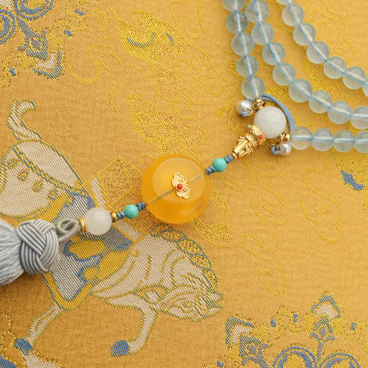 ²【安然水晶】孤品-白水晶/海蓝宝等项链手串系列-LS-456 (48小时鉴赏期) HM02-CRMM-ARSJ 商品图9