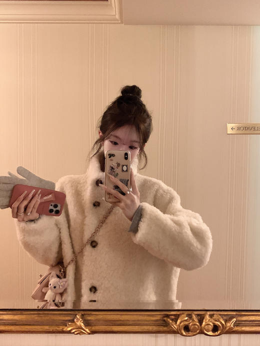 金蘑菇菇 熊熊教首席可爱 / 100羊毛颗粒绒 外套+耳罩 商品图4