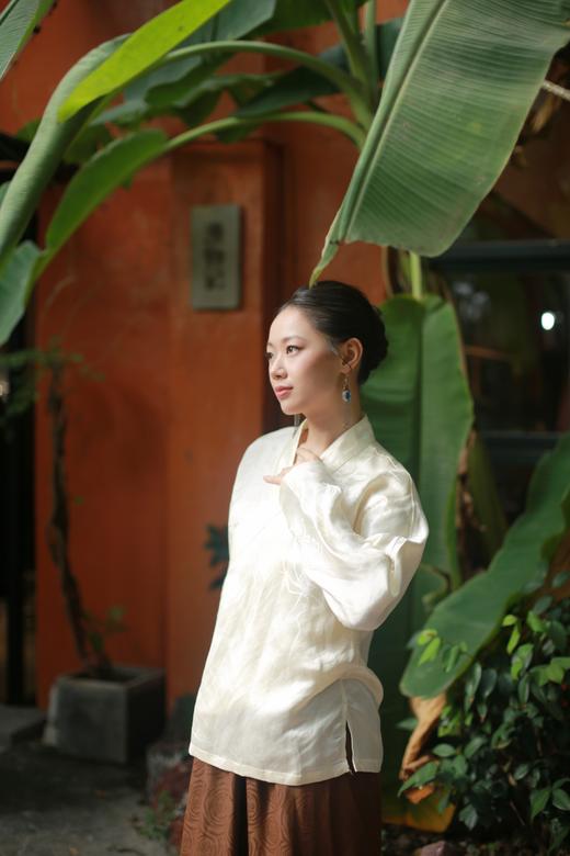 漫物记男女款丝麻系带长袖汉服MWJ-515 商品图4