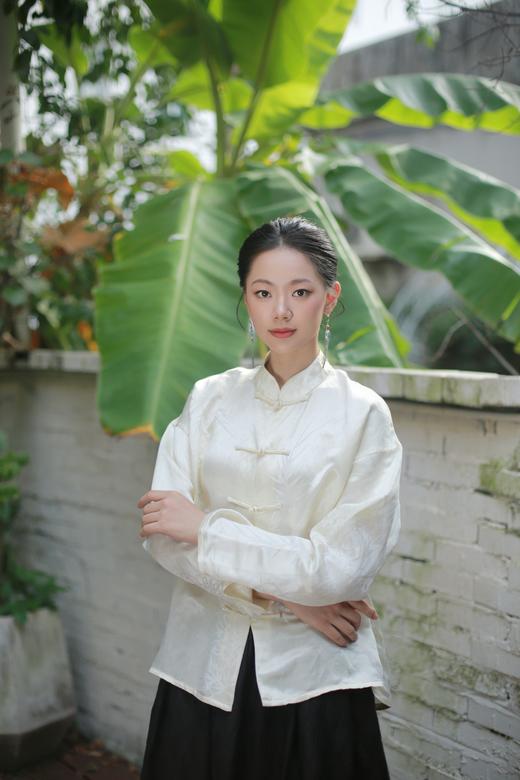 漫物记丝麻中式盘扣上衣MWJ-516 商品图2