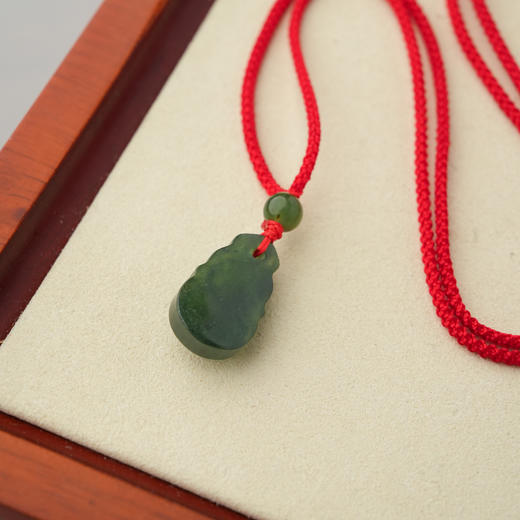 ²【安然水晶】泰山玉葫芦（适合小朋友护身佩戴-平安吉祥）LS-452( 48小时鉴赏期) HM02-CRMM-ARSJ 商品图3