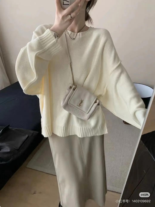 YSL 洛丽塔 白色 羊皮 斜挎包 商品图2