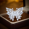 高档轻奢超闪璀璨立体蝴蝶镶嵌锆石胸针，气质百搭西装晚宴配饰LY-Z-230 商品缩略图1