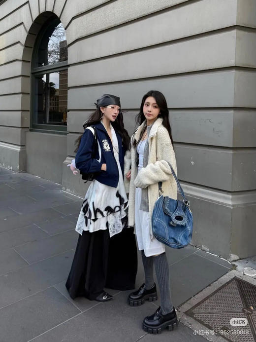 Prada 大号 中古 牛仔 猪鼻子 蓝色 托特包 商品图3