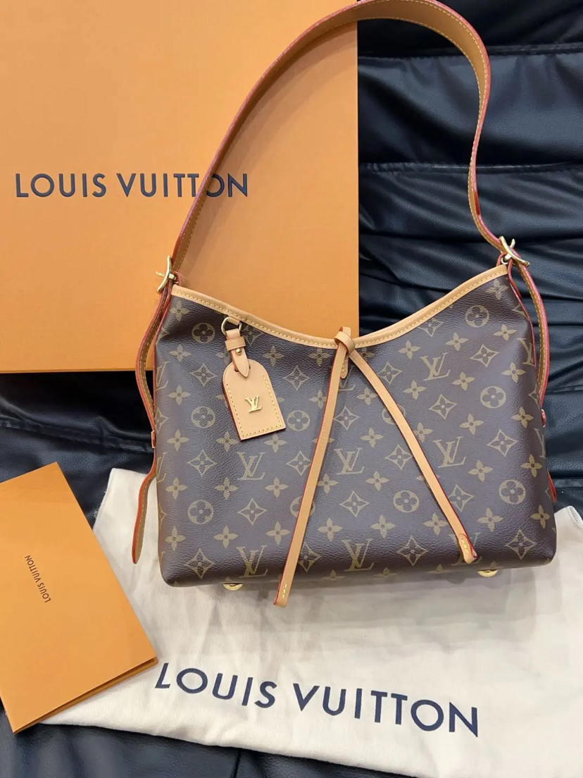 LV carryall 小号 老花 斜挎包