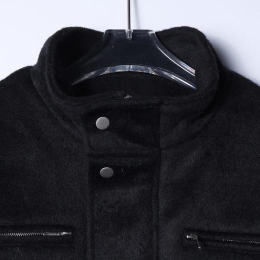 HL-8026SDSA男士秋冬新款痞帅男装潮牌美式纯色拉链立领夹克外套百搭时尚 商品图2