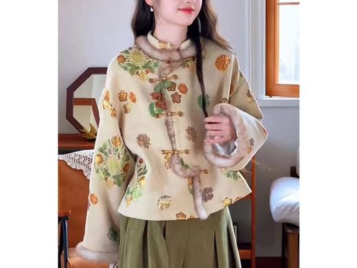 裁缝学苑AH101新中式加绒外套纸样设计感上衣女装新款服装打板裁剪图纸 商品图6